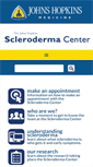 Mobile Screenshot of hopkinsscleroderma.org